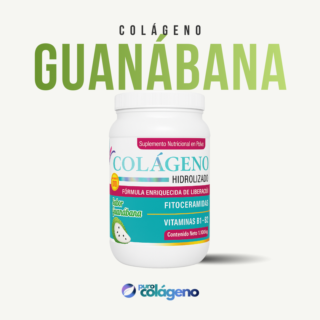 Colágeno Hidrolizado reforzado con Moringa • Guanabana 🍃 1.100kg