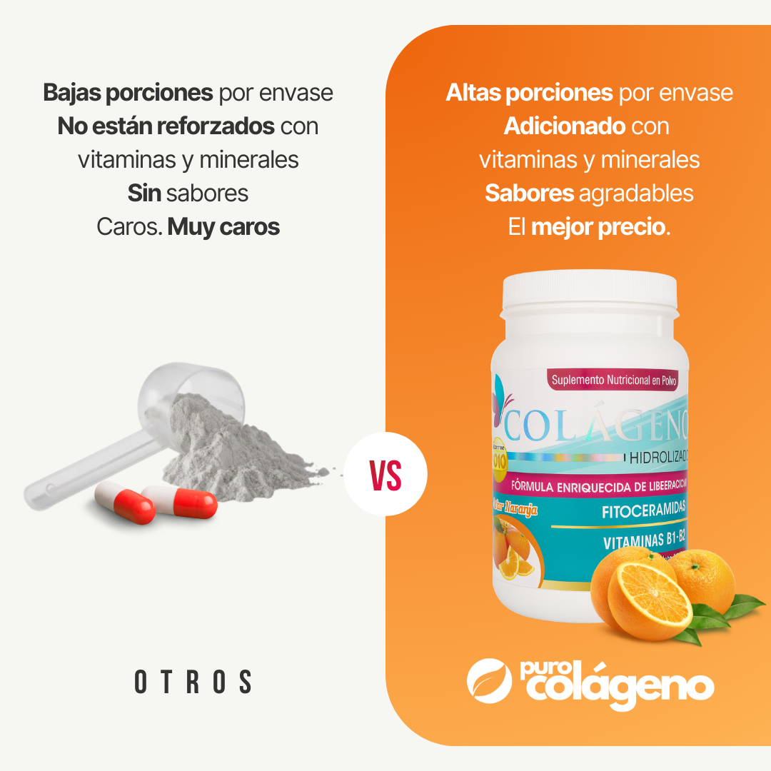 Colágeno Hidrolizado • Naranja 🍊 1.100kg