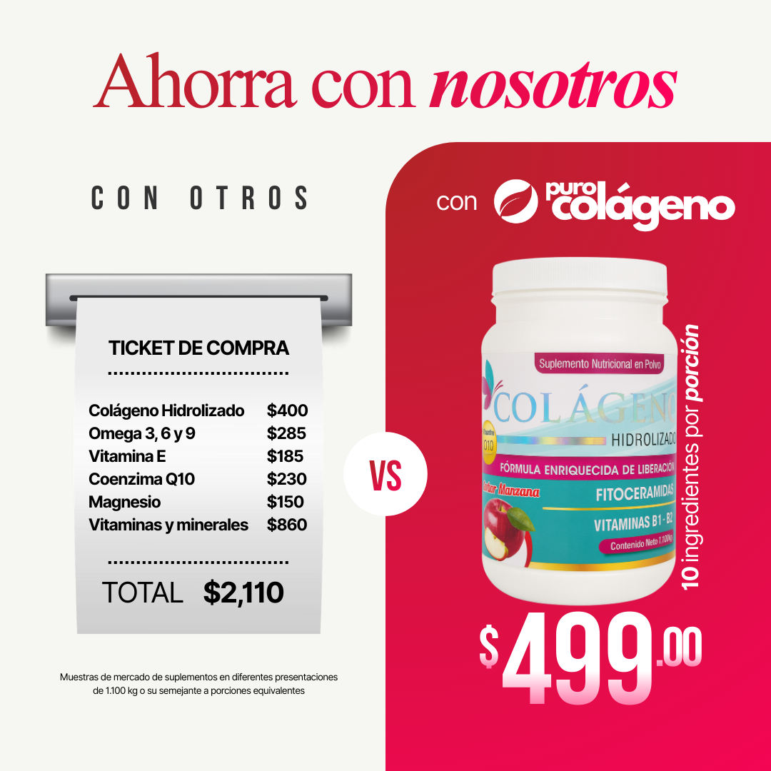 Colágeno Hidrolizado • Manzana 🍎 1.100kg