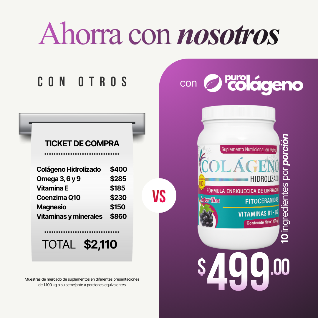 Colágeno Hidrolizado • Uva 🍇 1.100kg